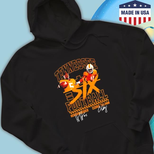 Cedric Tillman and Hendon Hooker Tennessee Volunteers Six Football Hoodies