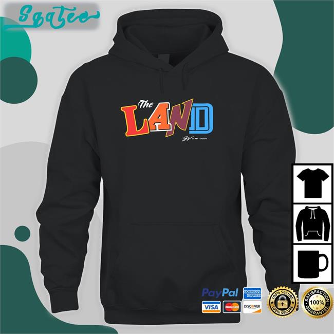 GVartwork Cleveland Basketball All Eras The Land Shirt Gv Art + Apparel Shop