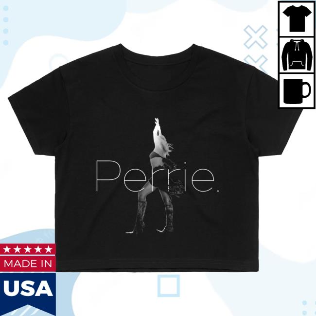Perrie Official Merch Store Forget About Us Black Crop Pullover Shirt - Perrie Clothing Shop Apparel