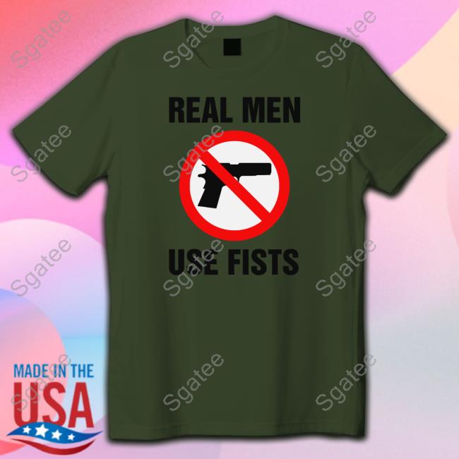 Real Men Use Fists Hooded Sweatshirt