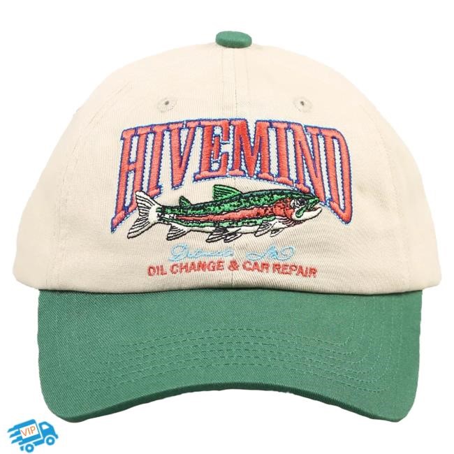 Official Hivemind Merch Hivemind X Copes Collection Hivemind Embroidered Fish Hat