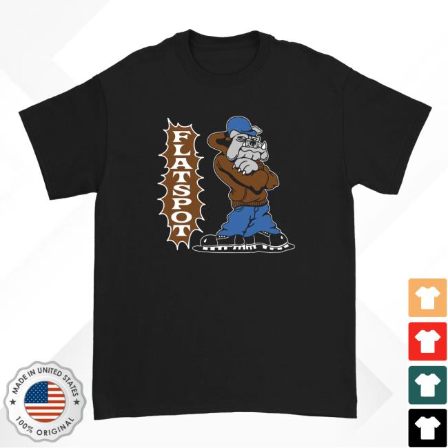 Official Flatspot Records Merch Flatspot Records Vip Dog Black T Shirts