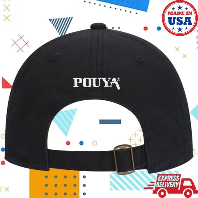 Official Pouya Merch Store Shop Pouya Dade County Dad Cap - Black Official Pouya Merch Store Shop Pouya Dade County Dad Cap - Black