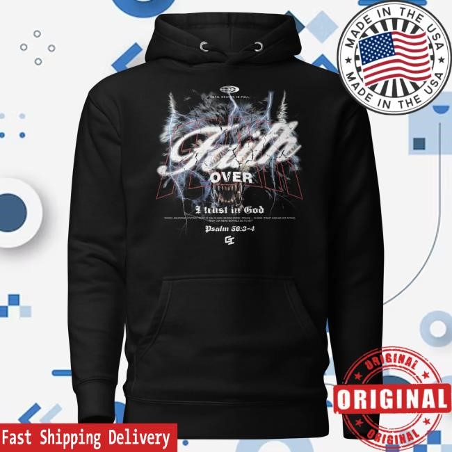 Official God Inspires Clothing Store 'Faith Over Fear' Classic New Shirt