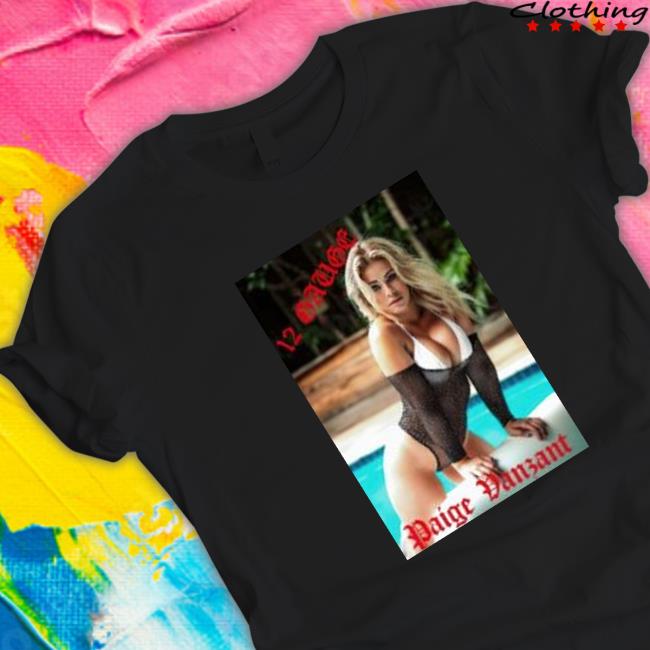 Official 12 Gauge Paige Vanzant In The Pool Hooded Sweatshirt
