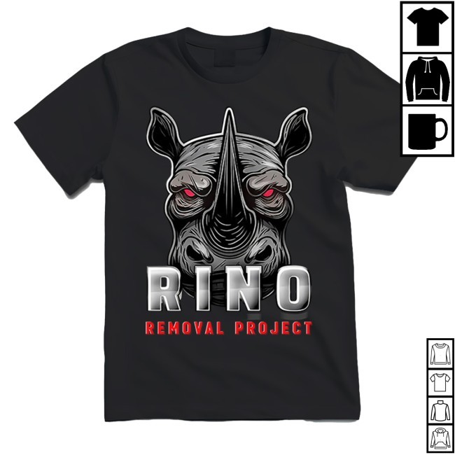Official Rino Removal Project Logo Tee - Recitethis