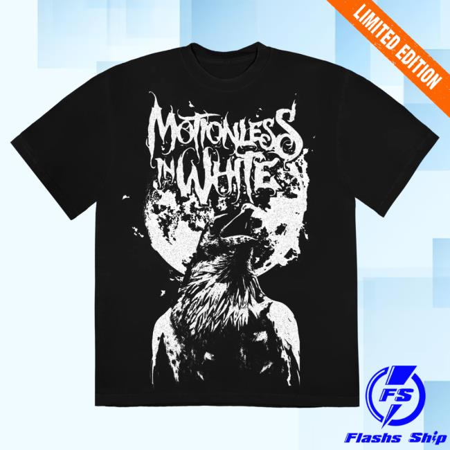 Official Miwmerch Motionless In White Crow Tee Miw Merch Store