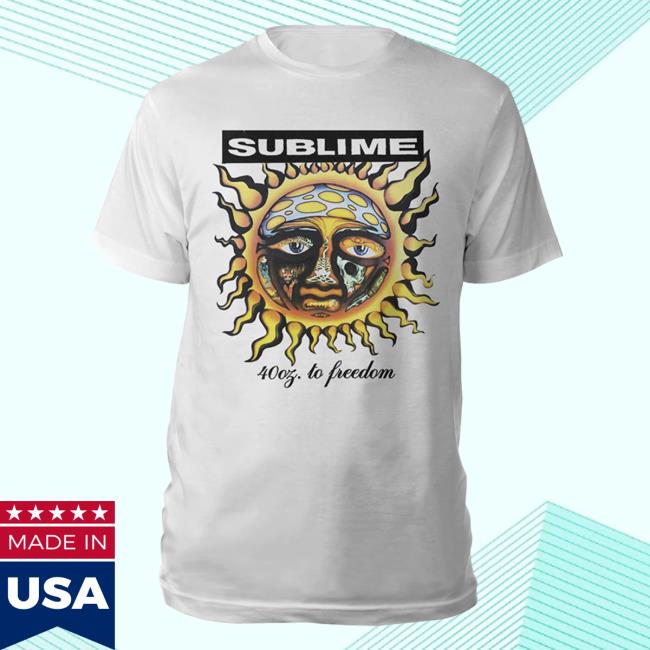 Official Sublime Merch 40Oz To Freedom T-Shirt
