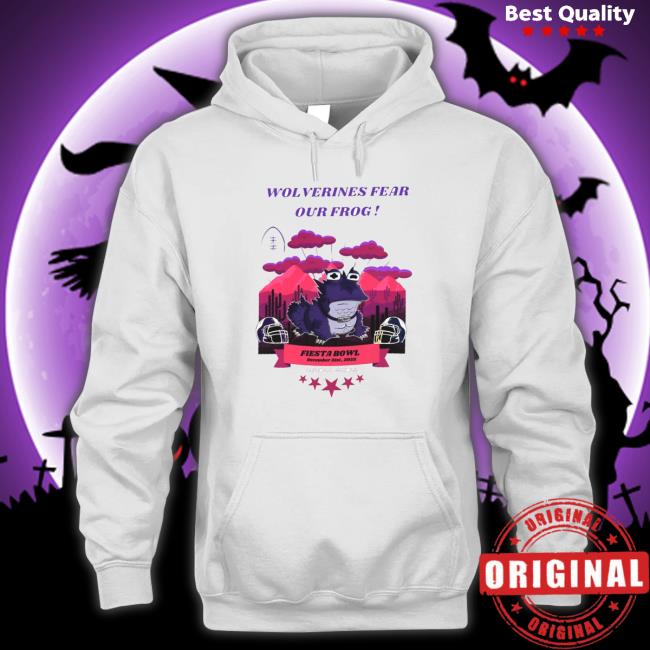 Official Wolverines Fear Our Frog Hypnotoad Fiesta Bowl 2022 Best Art Hooded Sweatshirt Wolverines Fear Our Frog Hypnotoad Fiesta Bowl 2022 Best Art Tee Shirt