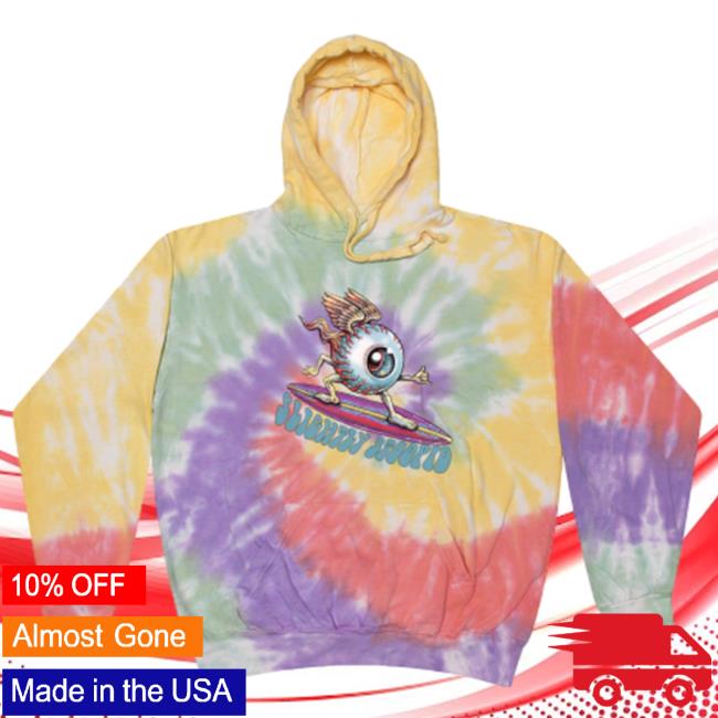 Slightly Stoopid Surfing Eye Tie Dye Hooded Sweatshirt