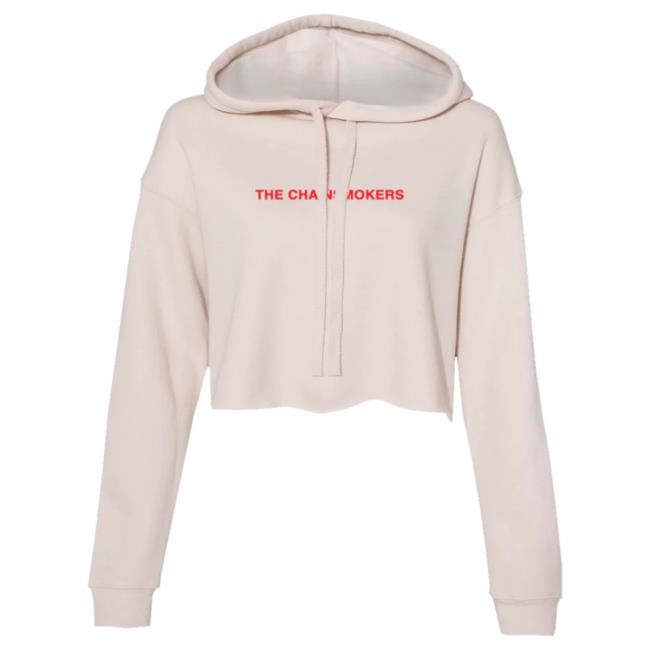 Official The Chainsmokers Merch The Chainsmokers Triad Cropped Hoodies