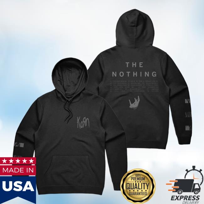 Official Korn Clothing Store Shop Merch Korn The Nothing Tracklist Hoody