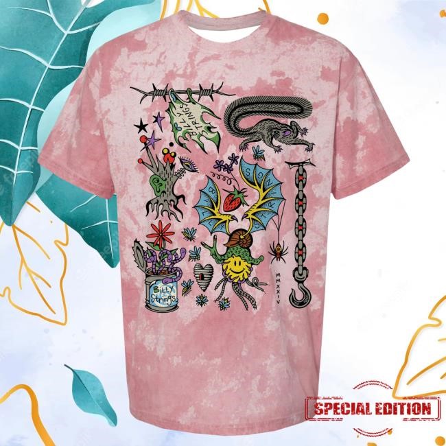 Official Billy Strings Merch Store Shop Billy Strings Flash Sheet Tees (Squishyeyes)