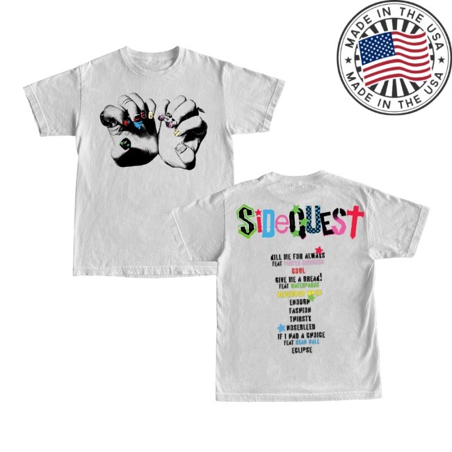 Michael Clifford 'Sidequest' Nail Art Hoodie Sweatshirt Michael Clifford