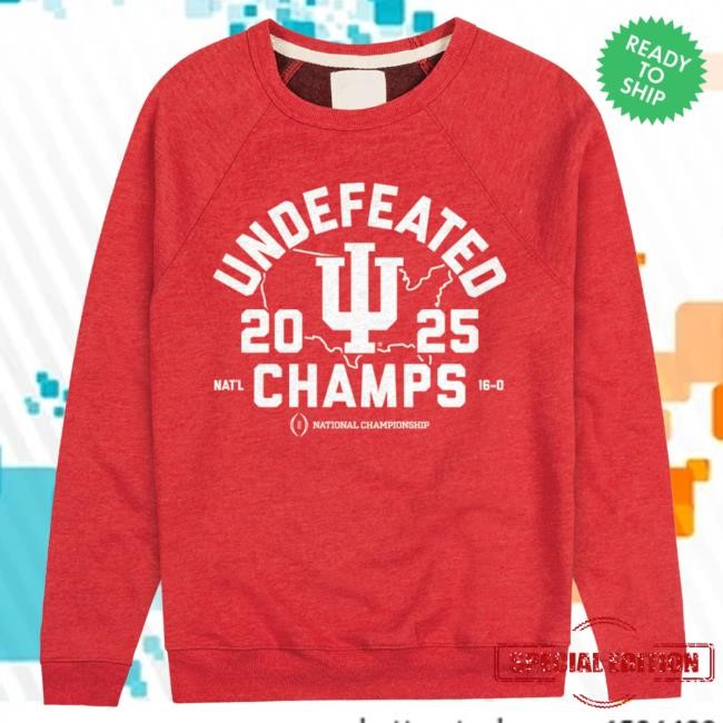 Fan Section Hoosiers Champs Crewneck Pullover Homefield Apparel NCAA