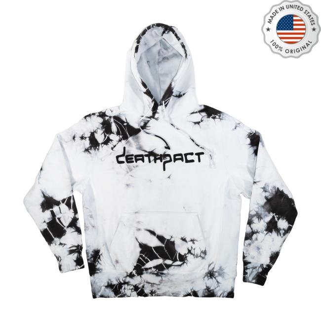 Deathpact Merch Ethereal Tie Dye Logo Hooded Sweatshirt