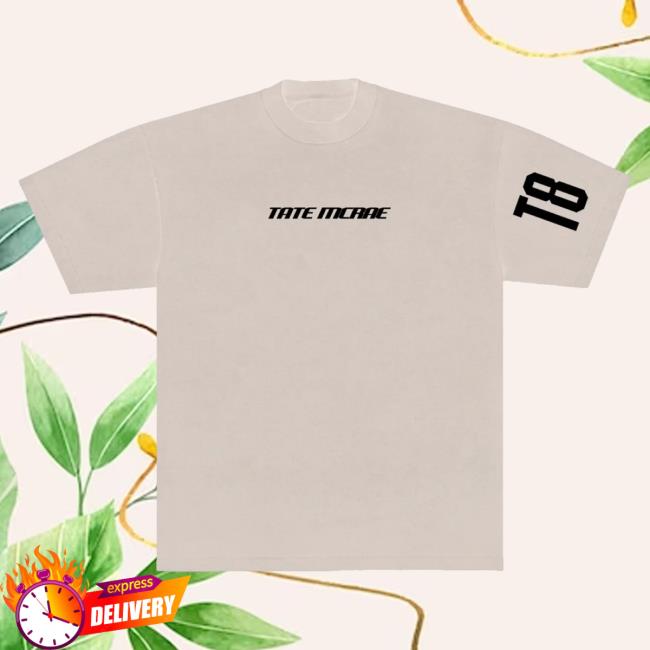 Official Tate Mcrae Merch Store T8 Think Later Top Shirt Tan TateMcrae Clothing Shop
