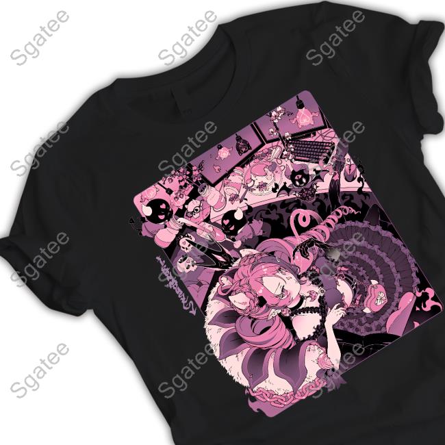 Paperlarva X Ironmouse T-Shirt Black