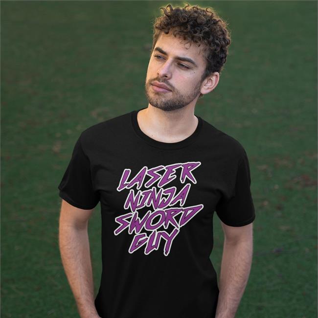 Glock9 Store Laser Ninja Sword Guy Long Sleeve
