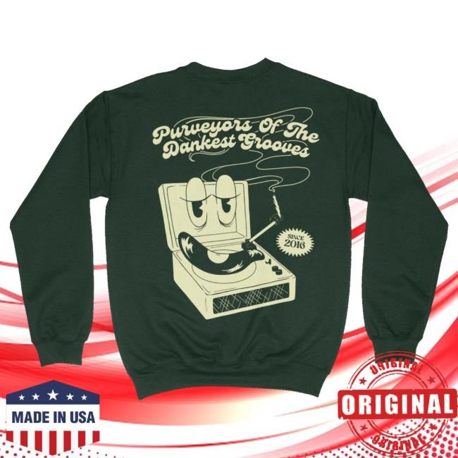Craft Recordings Jazz Dispensary "Dankest Grooves" Popover Sweatshirt (Forest Green)
