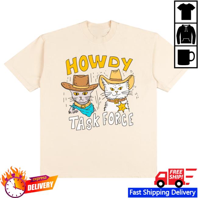 Official Billy Joel Merch Store Billy Ryan Trahan Merch Howdy Howdy Store Task Force Shirt 2024 - Tan