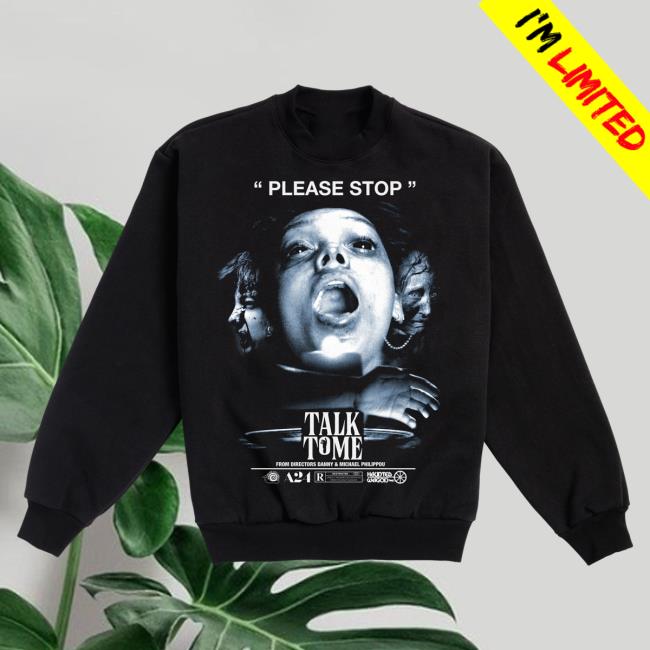 Official A24 Merch Store Online Ceramics X Talk To Me Hand Of A Satanist Pull Over Hoodie Black A24 Shop