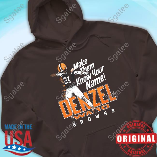 Homage Merch Brown Denzel Ward Signature T Shirt