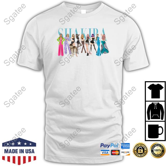 Shakira Store Merch Iconic Looks Shirts