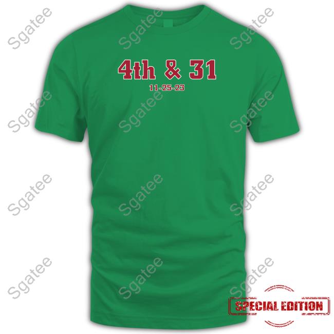 Official Barstoolsports Store 4Th & 31 Roll Tide Tee 4Th & 31 11-25-23 Roll Tide Shirt
