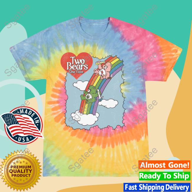 Official Ymh Studios Two Bears, One Cave Tie Dye Top Shirt Ymhstudios