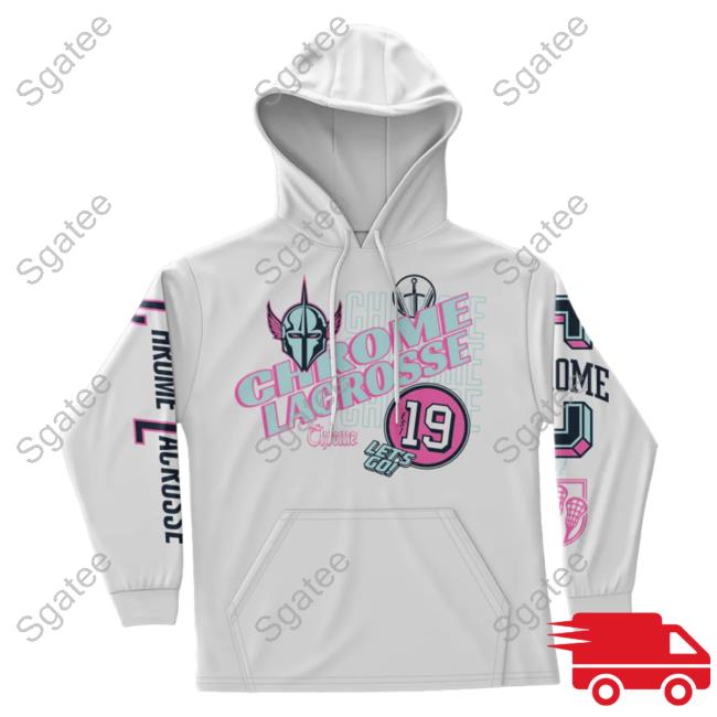Official Premier Lacrosse League Shop Chrome All Over Print Crewneck Sweatshirt