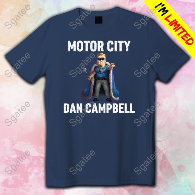 Motor City Dan Campbell T Shirt Pat Mcafee Show Merch Evan Fox