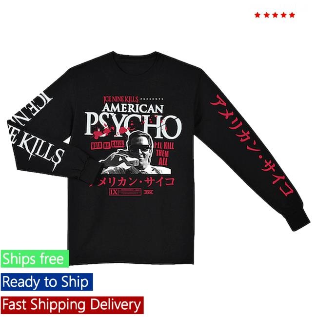 Official Ice Nine Kills Merch Store Hold My Calls Long Sleeve Shirt 2025 Ink Merch IceNineKills