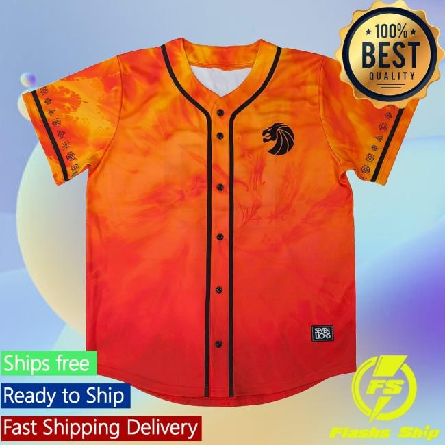 Seven Lions Official Merch Store Orange Classic Jersey Essential T Shirt Seven Lions Clothing Sevenlions