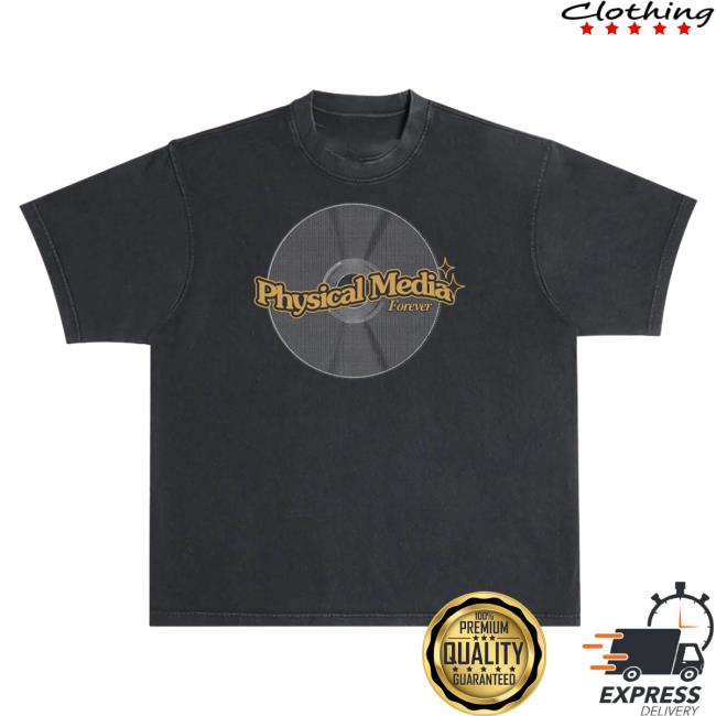 Official Super Yaki Shop Super Yaki Physical Media Forever Heavyweight Tshirt Black