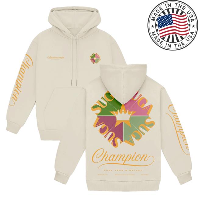 Official The Suga Merch Shop Champion Tan Crew neck Sugashop Store