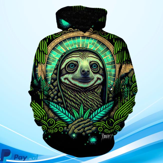 Official Shallow Sloth Unisex Hoodies 3D All Over Print