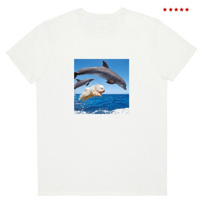 Dolphins And Dog T Shirt