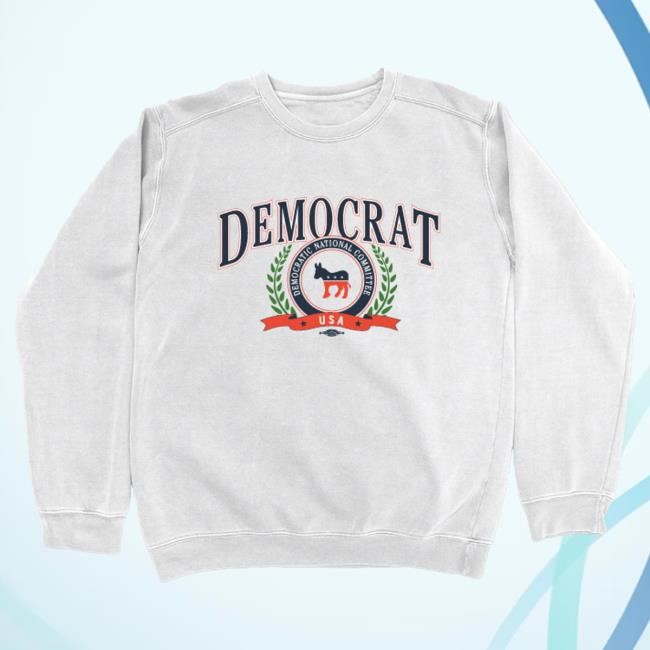 Official Democrat Merch Store Democrat Democrat Collegiate Tshirt Democrat Apparel Clothing Shop