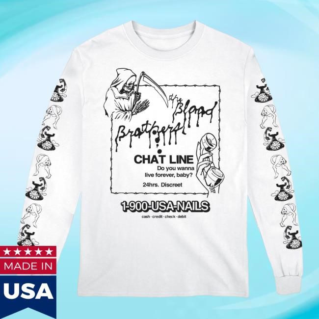 Chat Line LS Shirt The Blood Brothers Merch