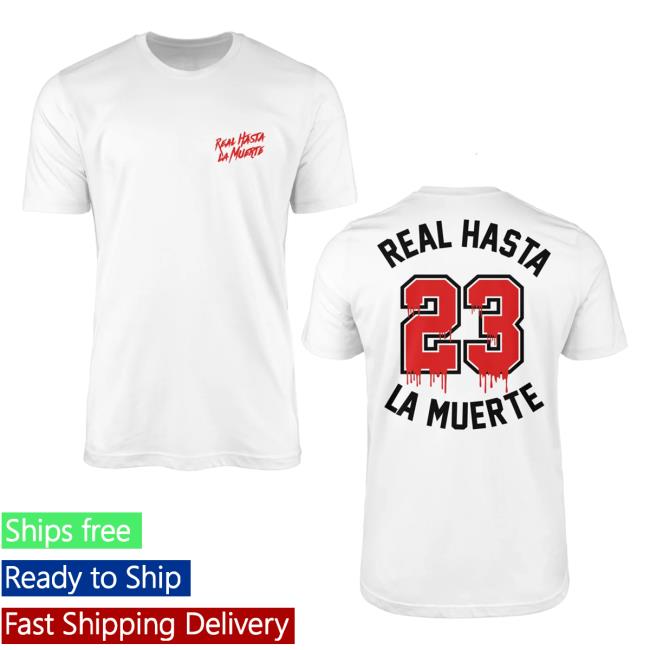 Official Anuel Aa Clothing Store Shop Anuelmerch 23 Rhlm Real Hasta La Muerte White Tee Shirt Anuelaa Merch