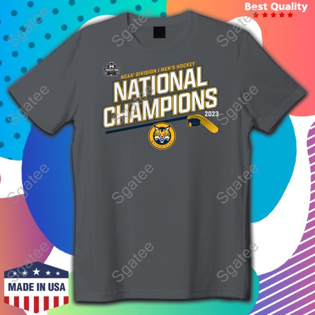Quinnipiac Bobcats Ncaa Division I Men's Ice Hockey National Champions 2023 Shirts