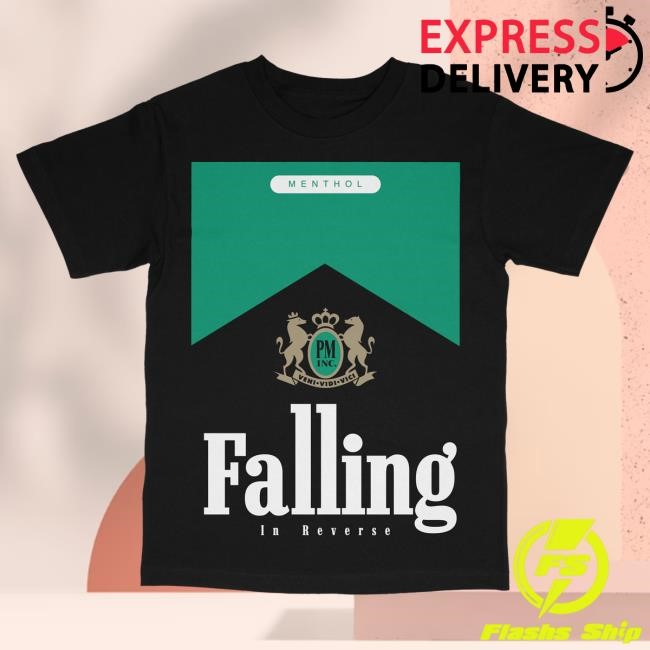 Official Falling In Reverse Merch Shop Falling In Reverse Menthol Attractive Shirt - Black
