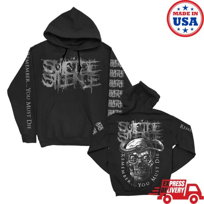 RYMD Snake Skull Hoodie Suicide Silence Store