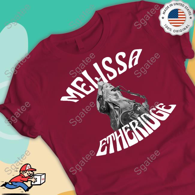 Official Melissa Etheridge Me Guitar Photo Mustard Shirt