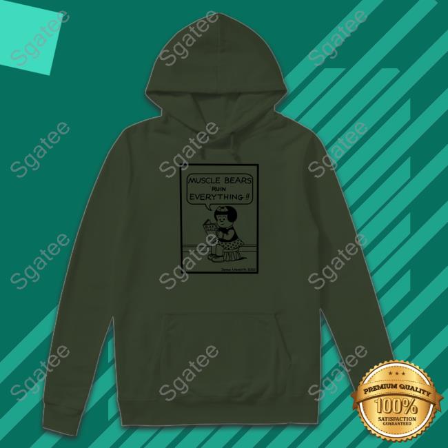 Official James Unsworth Merch Muscle Bears Ruin Everything Bulk Male Hoodie