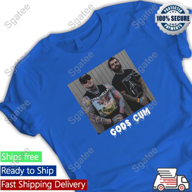 Gifts For Goths Merch Official Gods Cum Shirt
