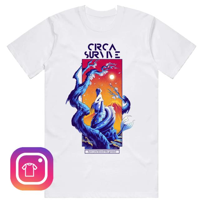 Official Circa Survive Kissed the Ground Tee White Circasurvive