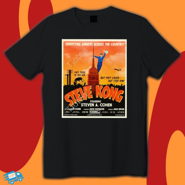 Official Athlete Logos Terrifying Owners Across The Country Steve Kong Shirt 2022