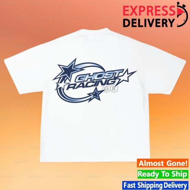 Blue Y2K Gr Shirt White Ghost Racing Urban Capsule